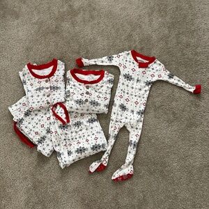 HonestBaby Family Matching Holiday Pajamas 100% Organic Cotton - Jumbo Fair Isle